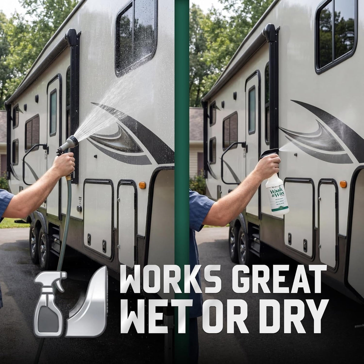 Liquishine RV wash and wax bottle, view 4