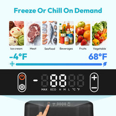 21 qt portable 12V refrigerator, view 4