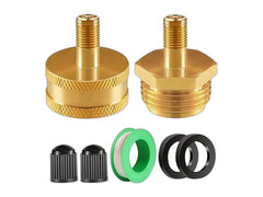 RV blowout winterizing adapter brass two pack