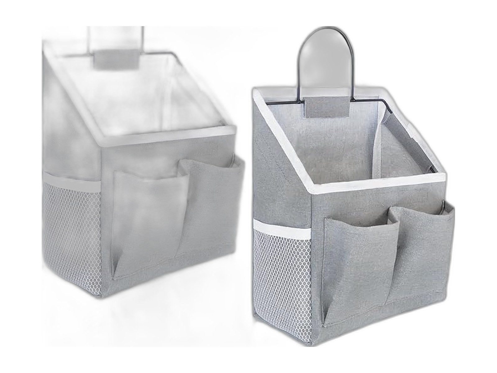 2pcs wall hanging storage bag wall hanging baskets on white background