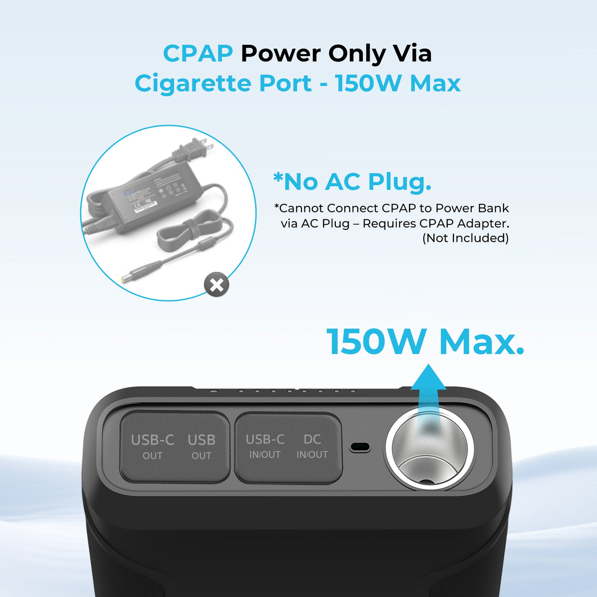 Renogy 72000mAh power bank with USB-C and DC ports