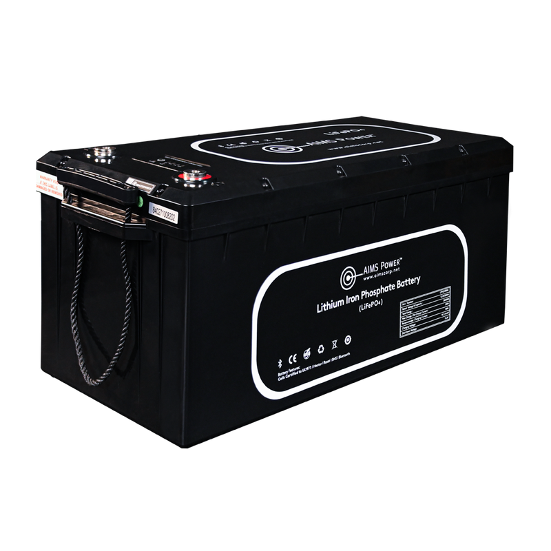 AIMS Power 12V 300Ah LiFePO4 Battery, Bluetooth, Heated, Wake-Up - view 9