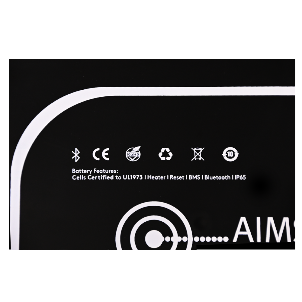 AIMS Power 12V 300Ah LiFePO4 Battery, Bluetooth, Heated, Wake-Up - view 10