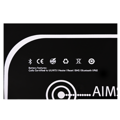 AIMS Power 12V 300Ah LiFePO4 Battery, Bluetooth, Heated, Wake-Up - view 10