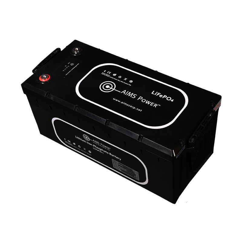 AIMS Power 12V 300Ah LiFePO4 Battery, Bluetooth, Heated, Wake-Up