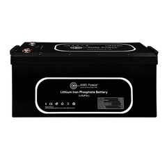 AIMS Power 12V 300Ah LiFePO4 Battery, Bluetooth, Heated, Wake-Up - view 2