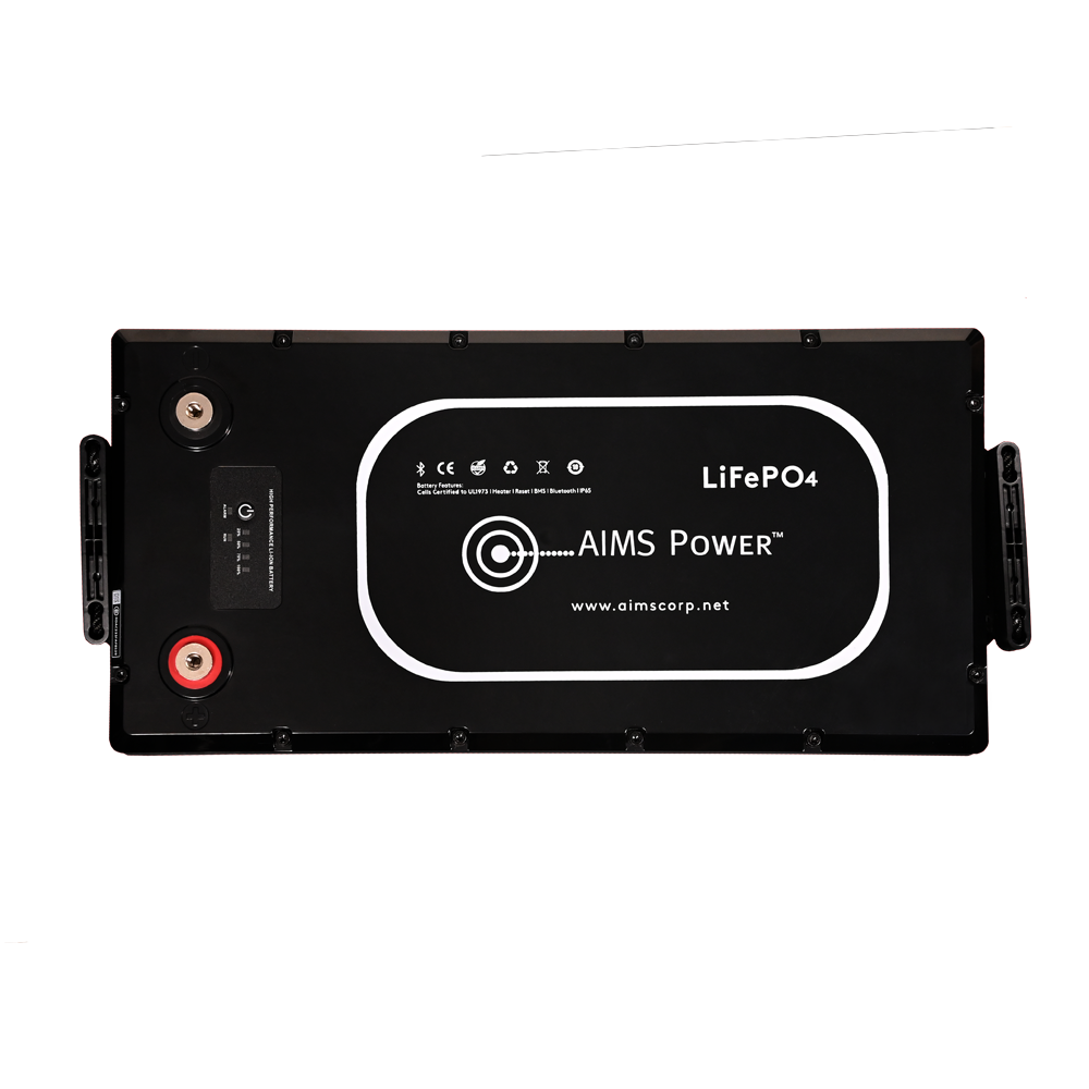 AIMS Power 12V 300Ah LiFePO4 Battery, Bluetooth, Heated, Wake-Up - view 7