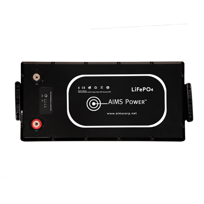 AIMS Power 12V 300Ah LiFePO4 Battery, Bluetooth, Heated, Wake-Up - view 7