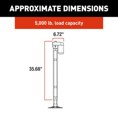 Lippert Ground Control Hall Effect Front Jack, Left or Right - view 3