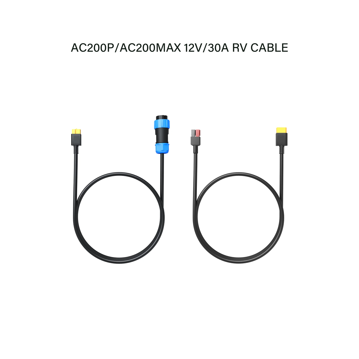 BLUETTI 12V 30A RV cable with aviation plug and bare leads