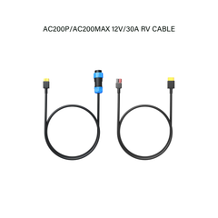 BLUETTI 12V 30A RV cable with aviation plug and bare leads