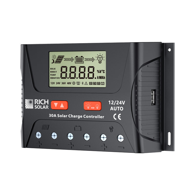 Rich Solar BRAVO LEGEND 30 30 Amp PWM Solar Charge Controller