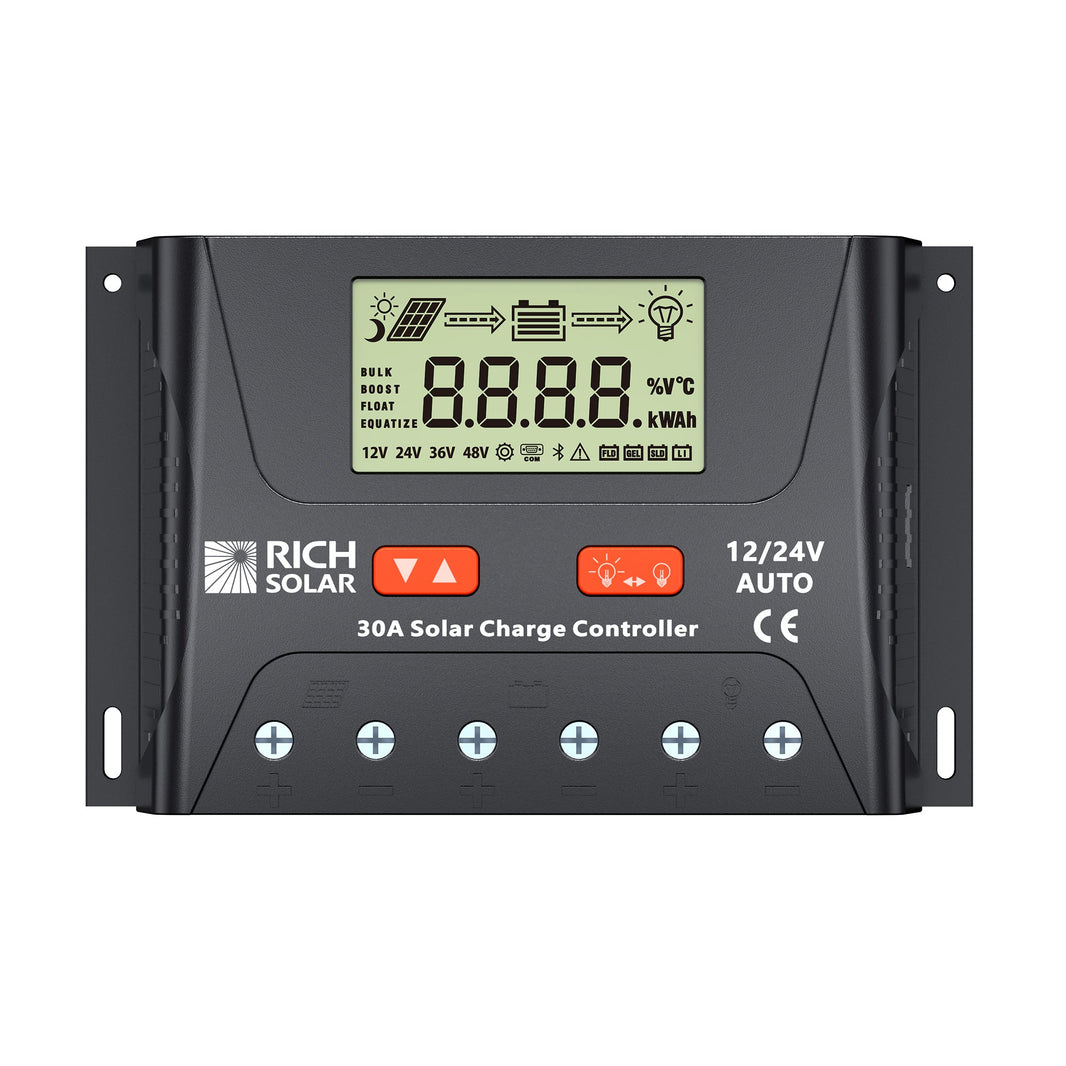 Rich Solar BRAVO LEGEND 30 30 Amp PWM Solar Charge Controller