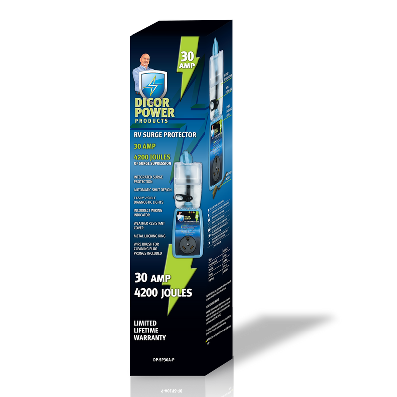 Dicor 30 Amp Pigtail RV Surge Protector, 4,200 Joules - view 3