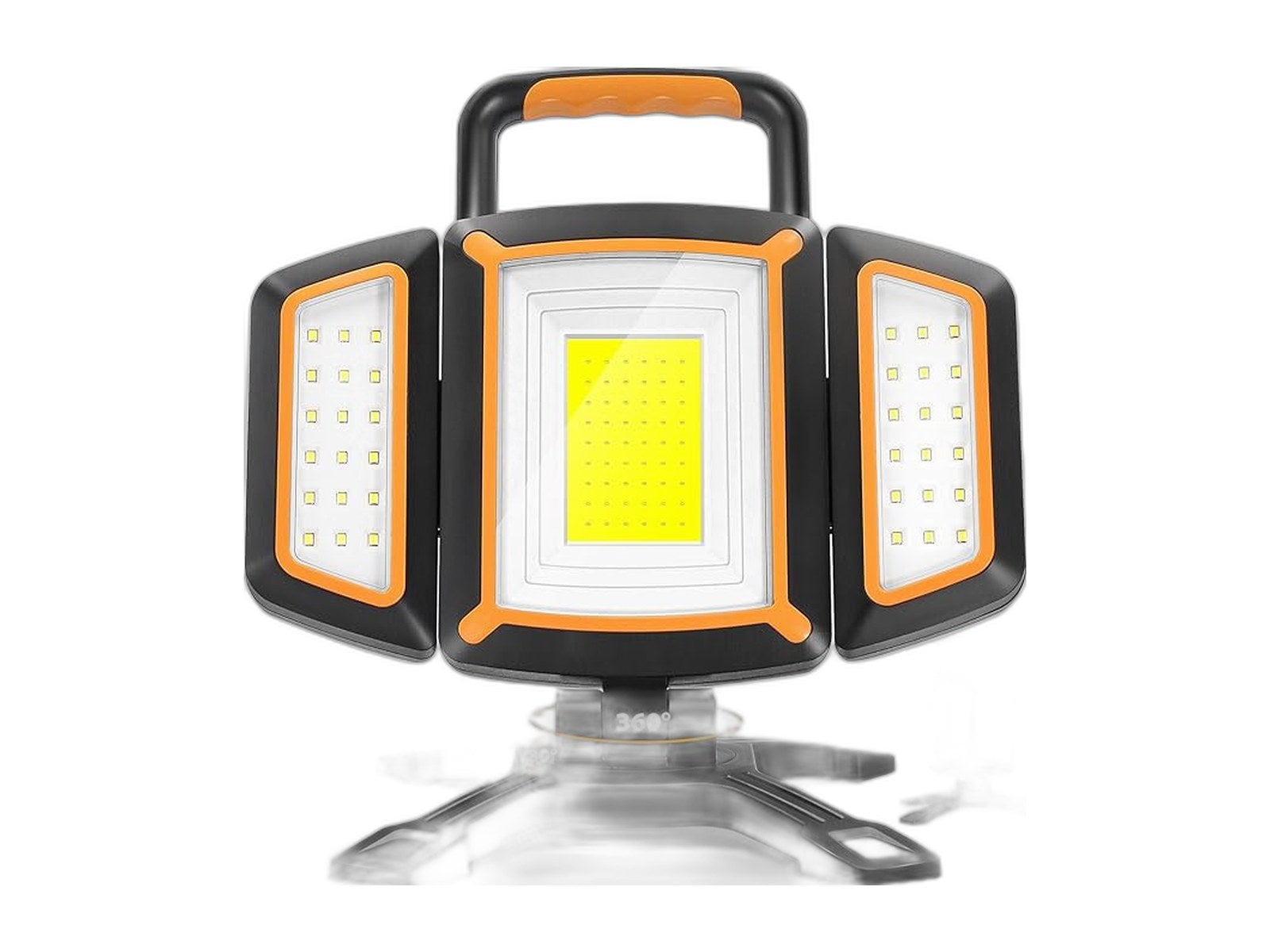 30w rechargeable work light 3000 lumen magnetic work on white background