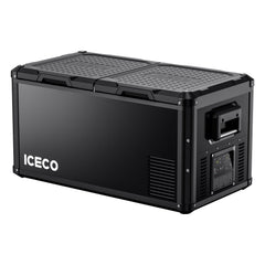 ICECO VL75ProD dual zone portable fridge freezer, black