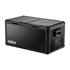 ICECO VL90ProD dual zone portable fridge freezer, black