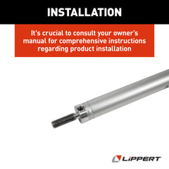 Lippert 53" RV Slide-Out Hydraulic Cylinder, 38" Stroke, 1-1/2" Bore - view 7