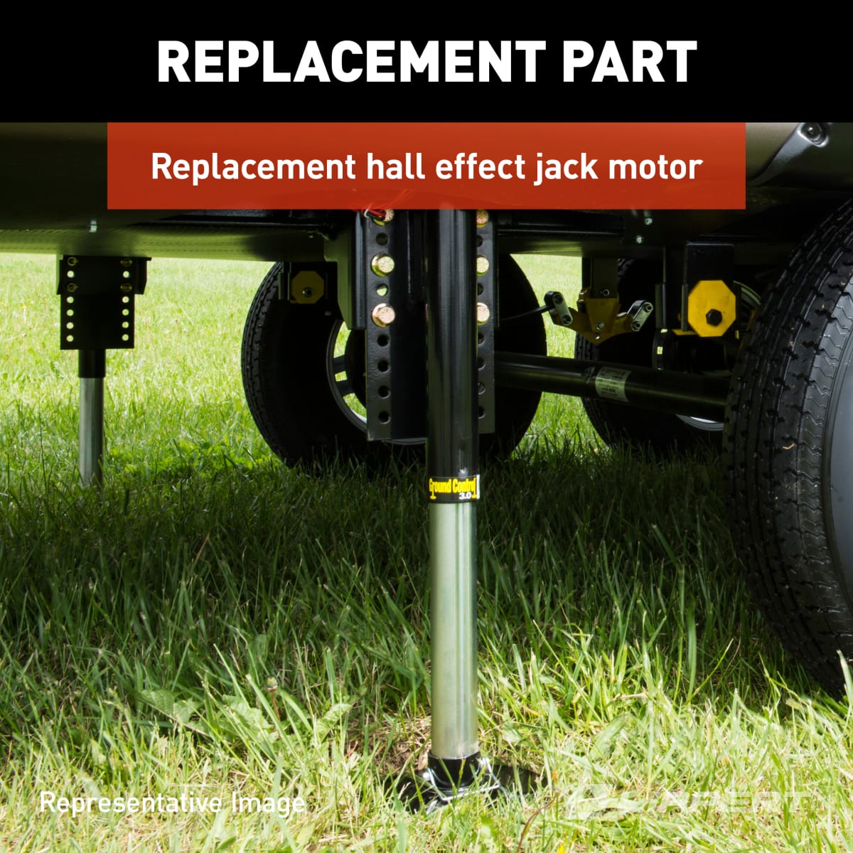 Lippert Ground Control Hall Effect Leveling Jack Motor - view 6