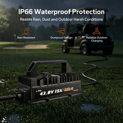 LiTime 36V (43.8V) 15A Waterproof LiFePO4 Battery Charger