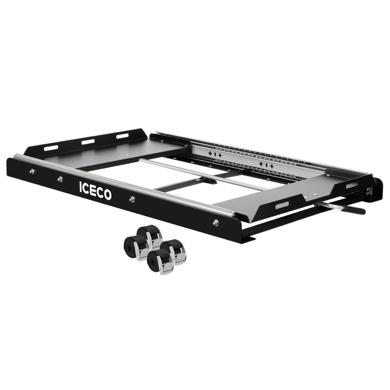 ICECO fridge slide mount for VL35ProS, VL45ProS and APL35, black steel tray