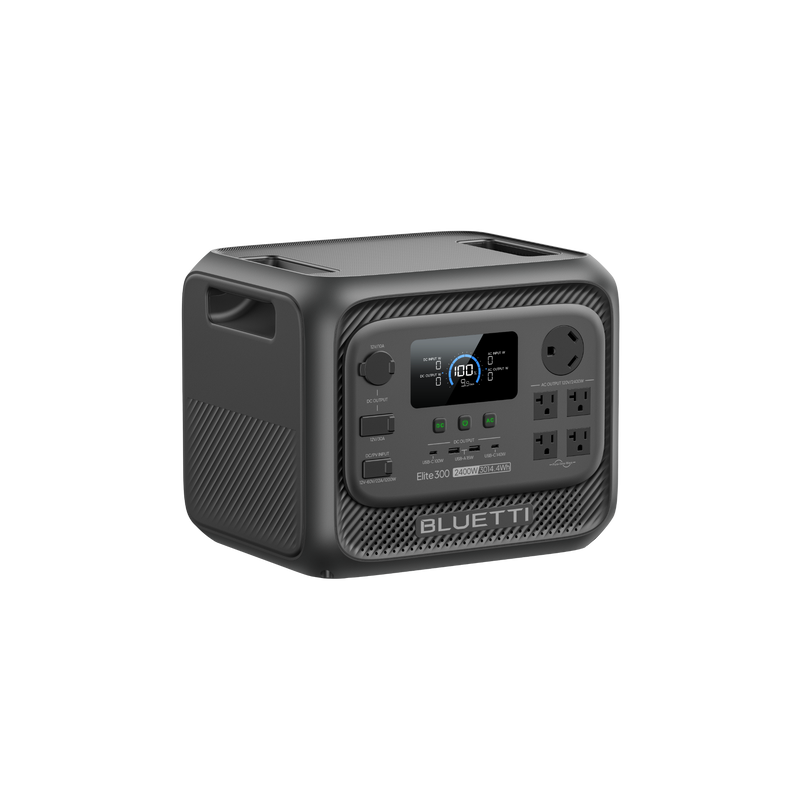 BLUETTI Elite 300 power station with Charger 2 alternator charger