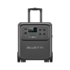BLUETTI Elite 400 portable power station on wheels front view