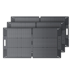 BLUETTI SP100L 100W foldable solar panel unfolded