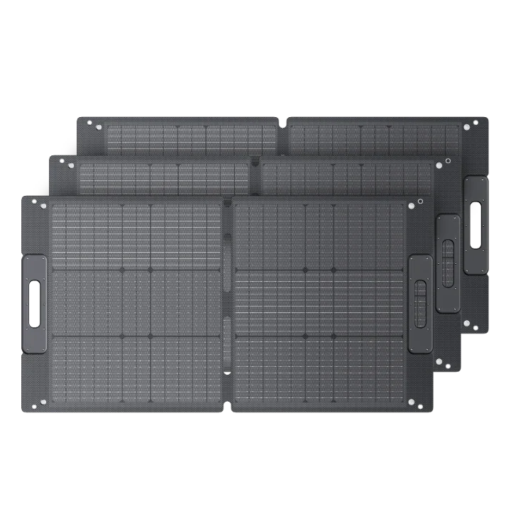 BLUETTI SP100L 100W foldable solar panel unfolded