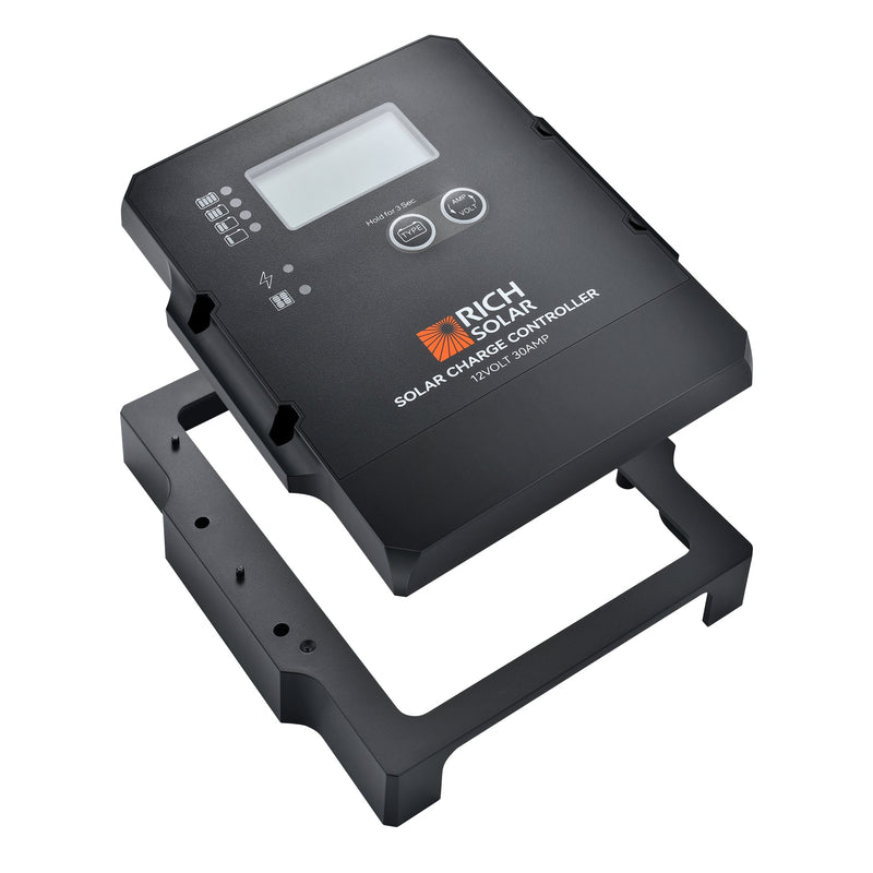 Rich Solar 30 Amp PWM Solar Charge Controller 12V 30A PWM Controller for RVs, Trailers, Campers, Vans, Boats, Off-Grid