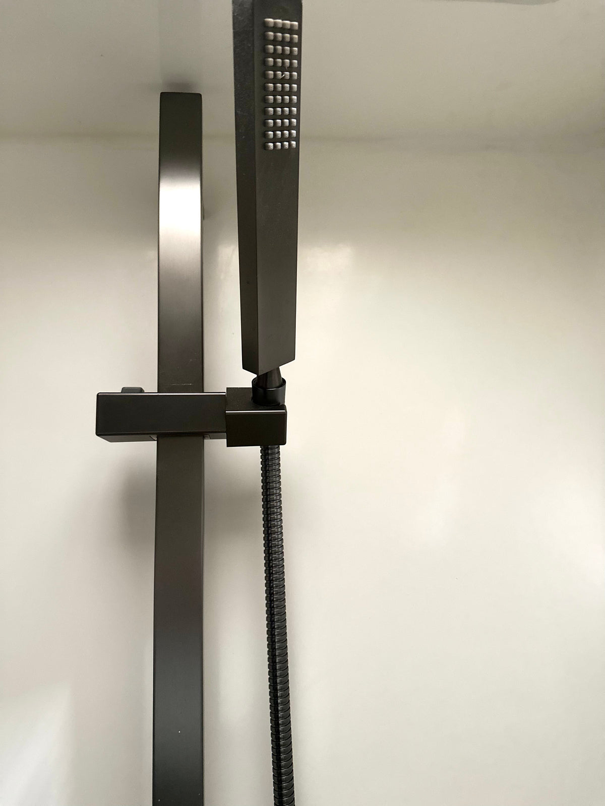 Thermostatic RV shower system with handheld and slide bar - view 3