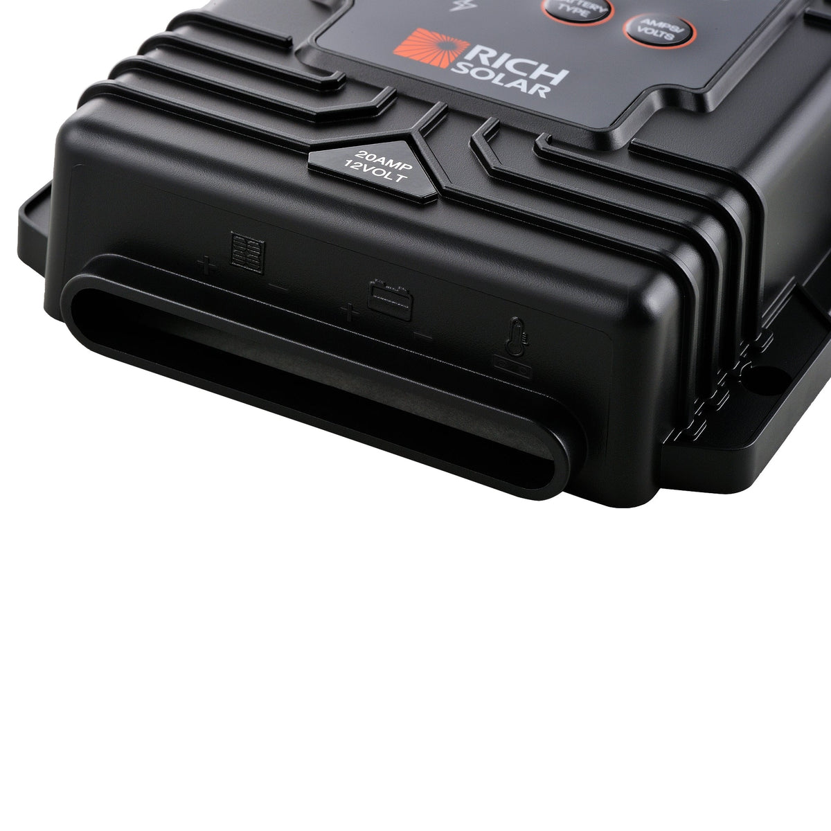 Rich Solar BRAVO Waterproof 20 20 Amp Waterproof PWM Solar Charge Controller