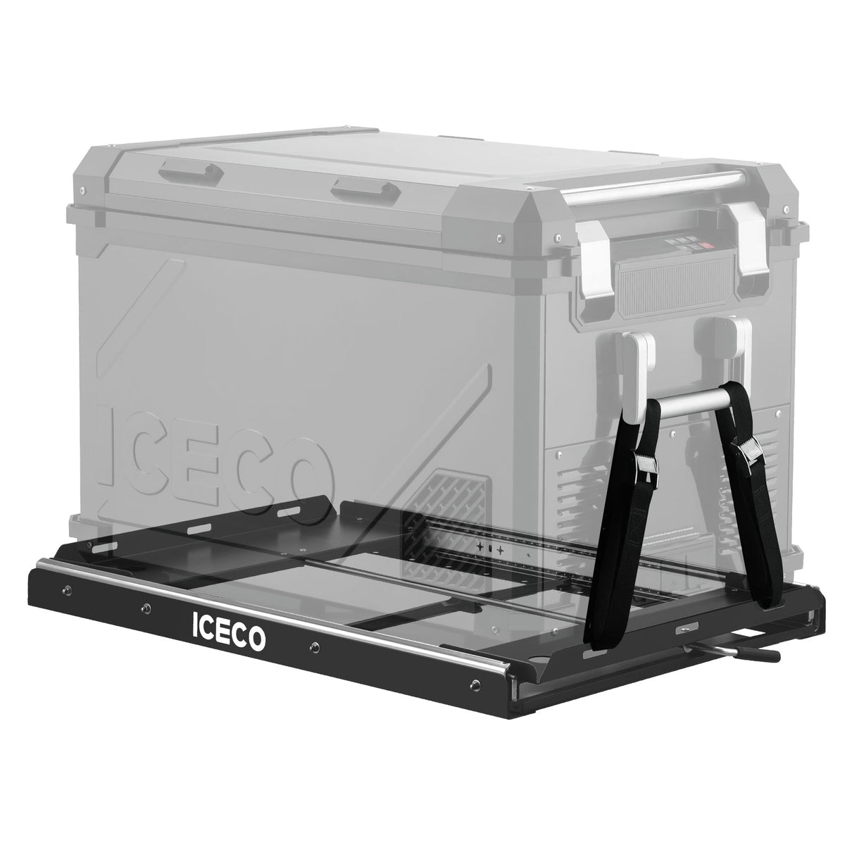 ICECO fridge slide mount for APL55 and VL60ProS, black steel tray