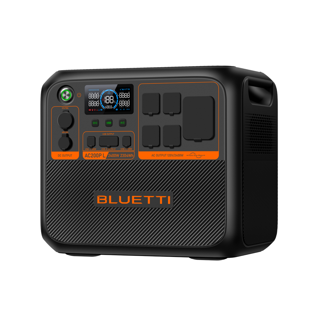 BLUETTI AC200P L portable power station front view