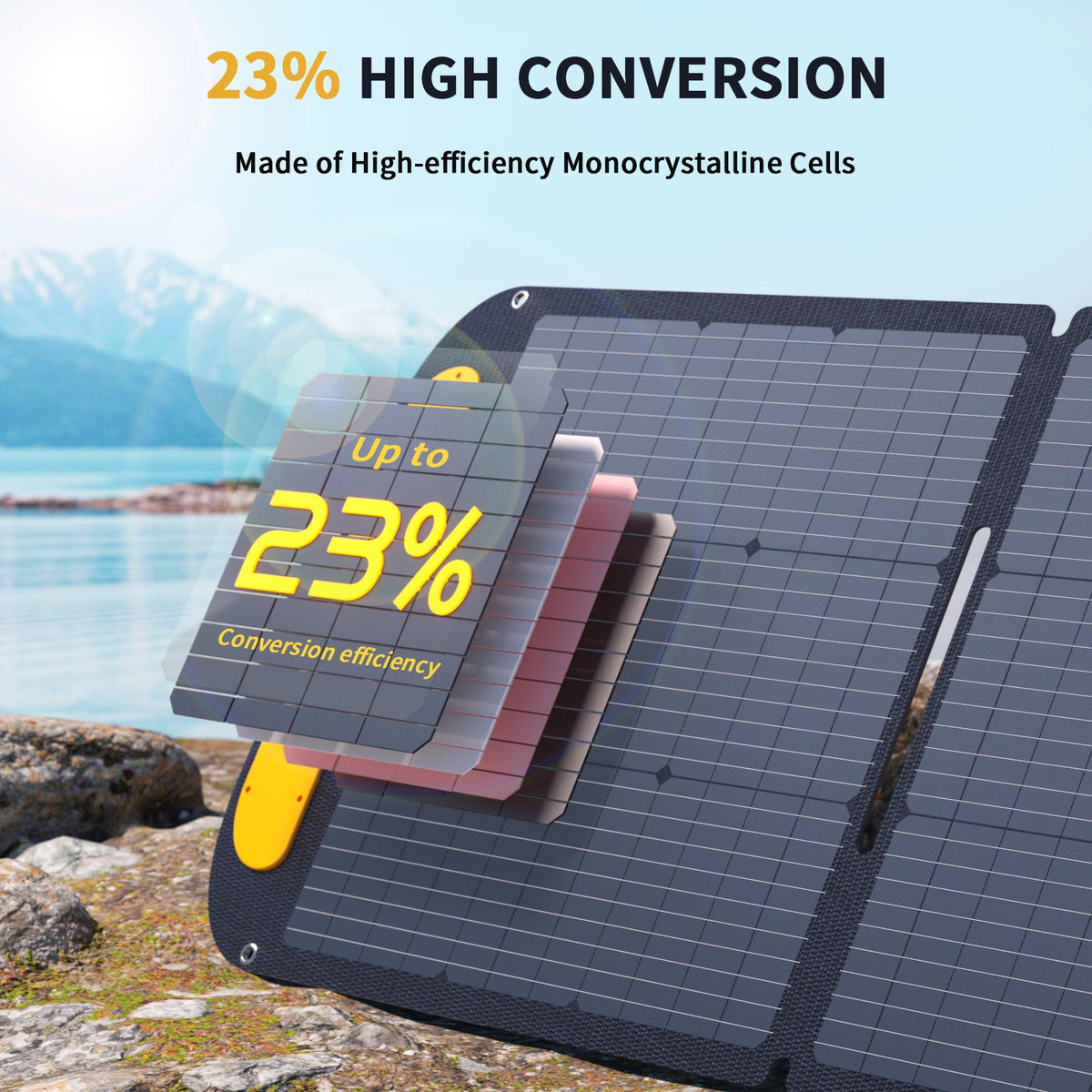 VTOMAN VS110 110W portable solar panel