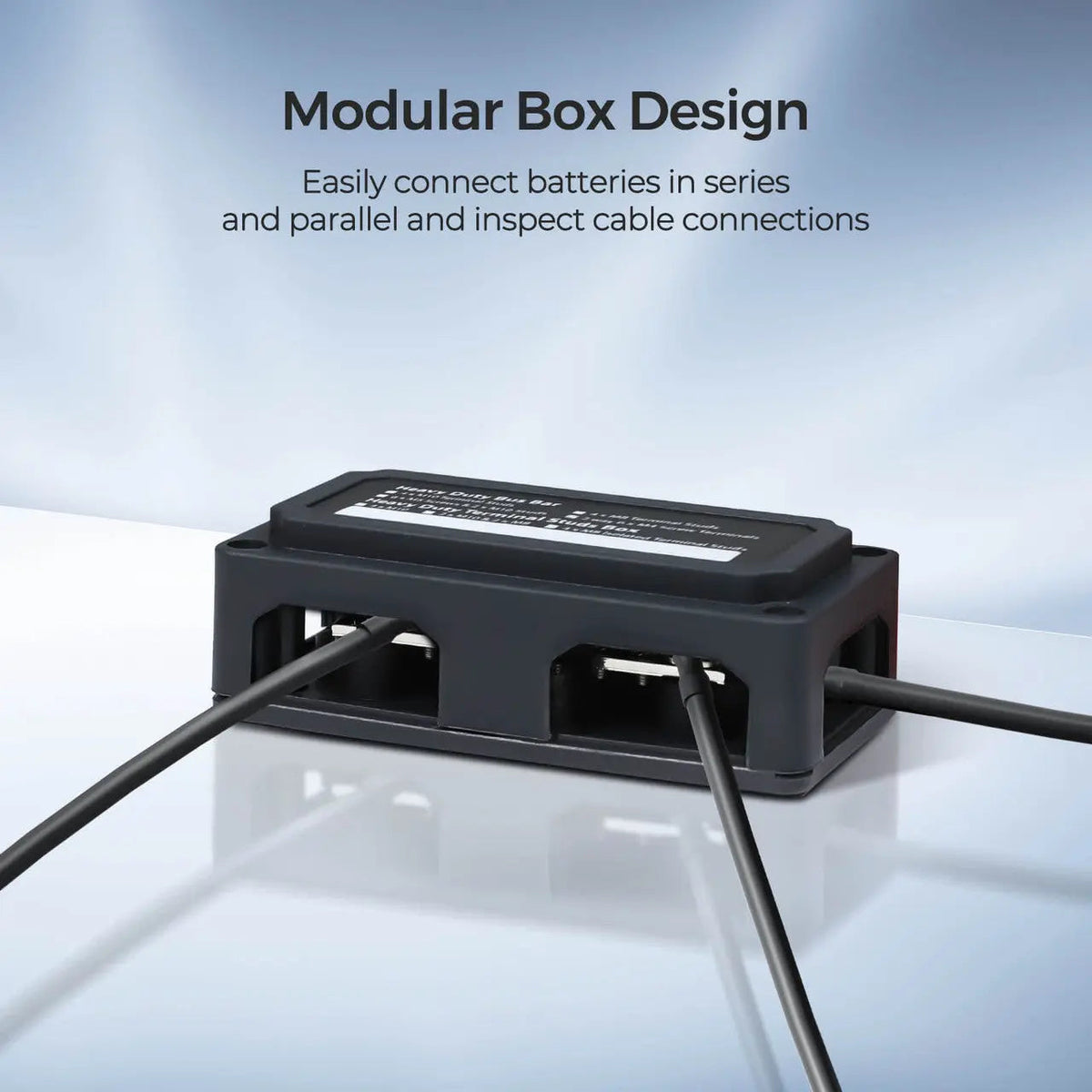 Renogy red and black busbars