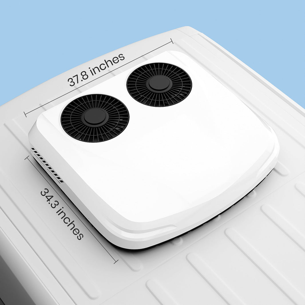 OutEquipPro 12V low-profile rooftop air conditioner 13,500 BTU - view 2