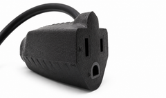 Short Right-Angle 3-Prong Extension Cord, NEMA 5-15P to 5-15R – RV Parts Giant