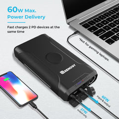 Renogy 72000mAh power bank with USB-C and DC ports