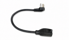Short Right-Angle 3-Prong Extension Cord, NEMA 5-15P to 5-15R – RV Parts Giant