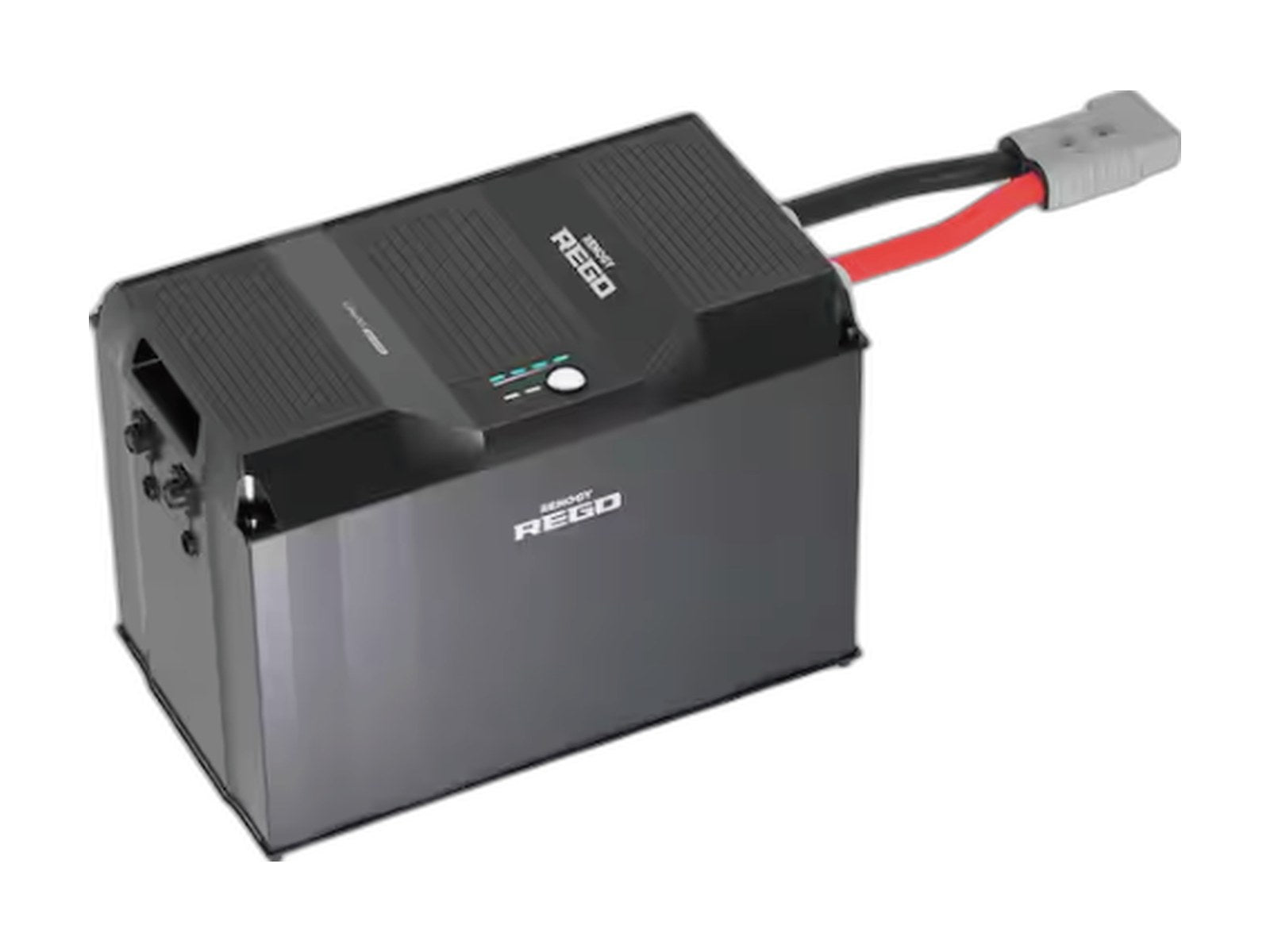 400 ah battery on white background