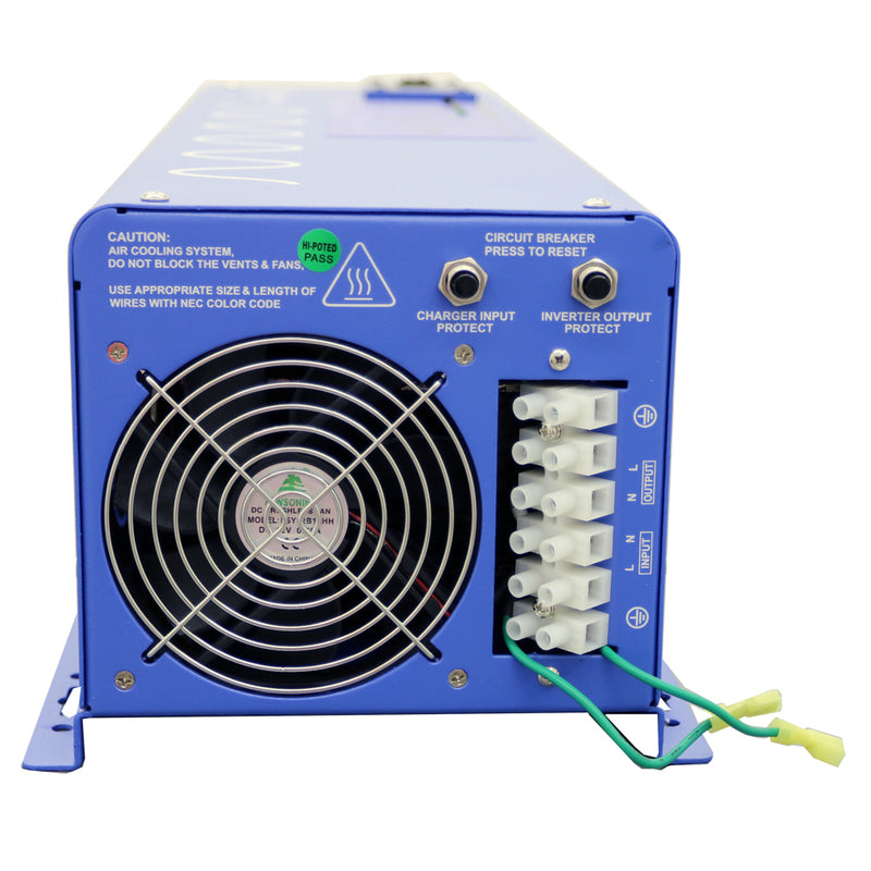 AIMS Power 4000W Pure Sine Inverter Charger 12V with Transfer Switch - view 4