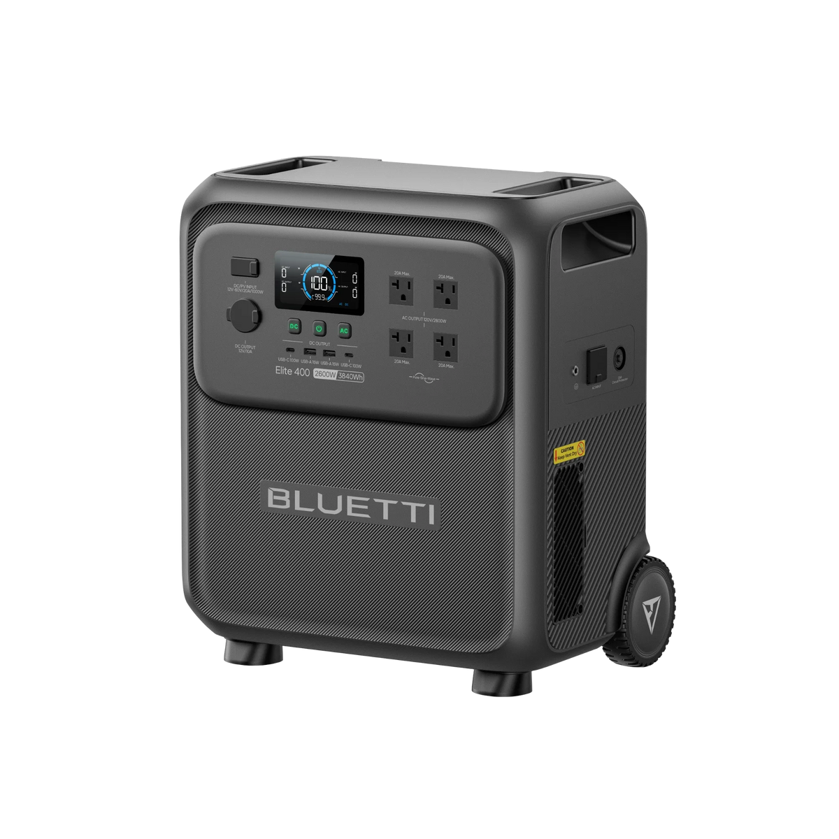 BLUETTI Elite 400 power station with Charger 1 alternator charger