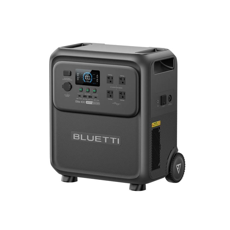 BLUETTI Elite 400 power station with Charger 1 alternator charger
