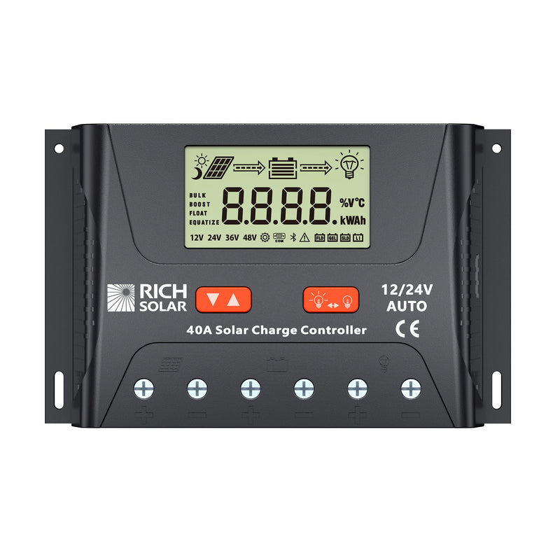 Rich Solar BRAVO LEGEND 40 40 Amp PWM Solar Charge Controller