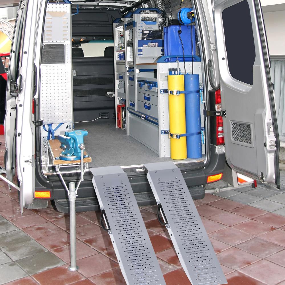 Steel loading ramps