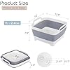 Collapsible Dish Basin 9L with Drain Plug