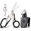 Foldable trauma shears and emergency tool with holster - view 2
