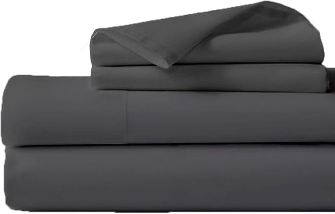 RV short queen sheet set 600TC dark gray - view 2