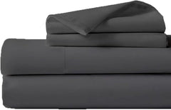 RV Short Queen Sheet Set 4-Piece 600TC 60x75 Dark Grey